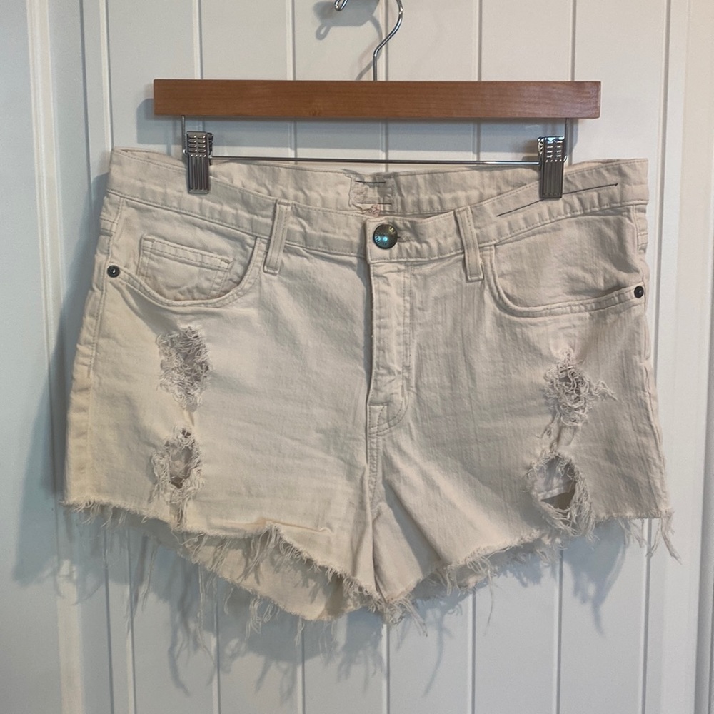 Current/Elliott cut off denim shorts
